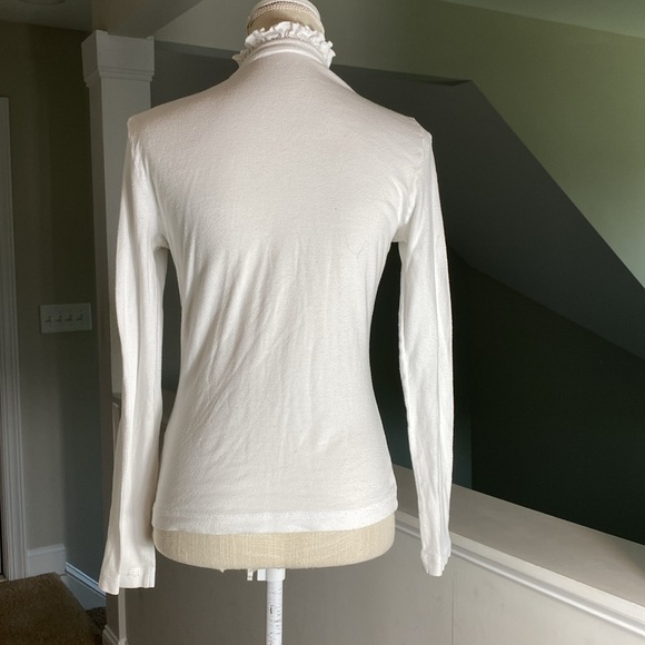 Tory Burch longsleeved shirt, white size extra small - Picture 2 of 6